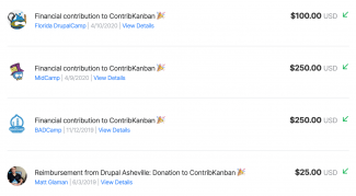 OpenCollective donations