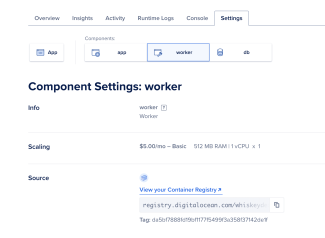 Overview of the worker component for App Platform